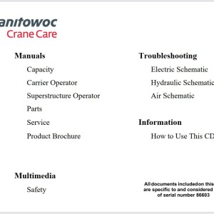Grove AT9120 Training Manuals and Schematics PDF