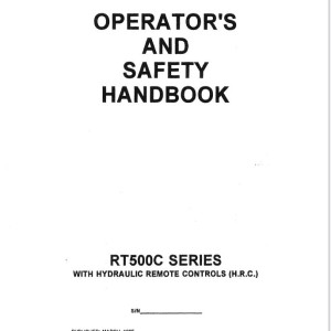 Grove Crane 1 Training Manuals and Schematics PDF