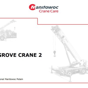 Grove Crane 2 Training Manuals and Schematics PDF