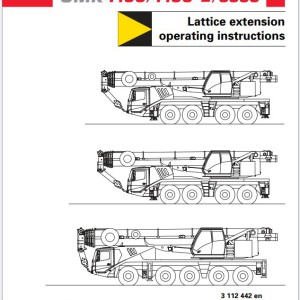 Grove GMK4100L Operation Maintenance Manuals and Load Charts PDF