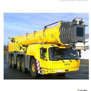 Grove GMK5180 GMK5250L Training Manuals and Schematics PDF