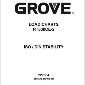 Grove RT530 Hydraulic Electrical Schematics and Load Charts PDF