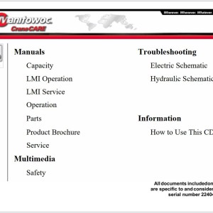 Grove RT650E Training Manuals and Schematics PDF