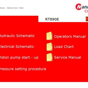Grove RT890E Training Manuals and Schematics PDF