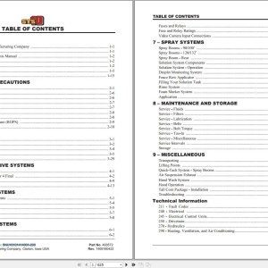 Hagie STS 10 Technical Manual 493572