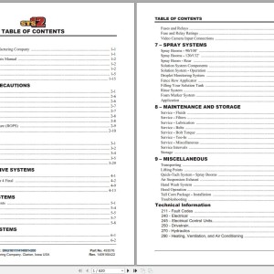 Hagie STS 12 Technical Manual 493576