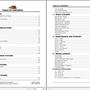 Hagie STS 12 Technical Manual 493590