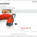 Hako Carpomatic 34 (7750.00) Spare Parts List