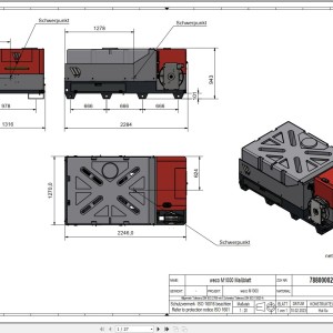 Hako Weco M1000 Skid Spare Parts List 788000023-NW REV600
