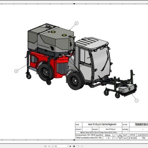 Hako Weco M900 City Pro Spare Parts List 788000100-NW REV300