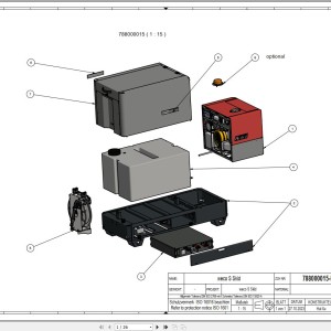 Hako Weco S350 Skid Spare Parts List 788000015-NW REV700
