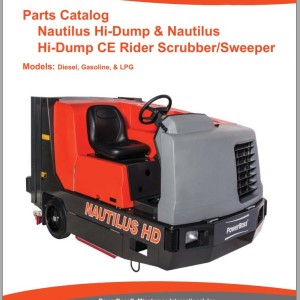 Power Boss Nautilus Hi-Dump CE & Nautilus Parts Catalog 988752 RevE