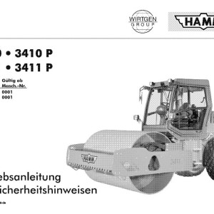 Hamm 3410(P) 3411(P) H1.69 Hydraulic Electric Diagrams