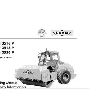 Hamm 3516(P) 3518(P) 3520(P) H1.61 Hydraulic Electric Diagrams