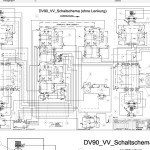 Hamm DV90(VV,TV,VO,TO) H1.66 Hydraulic Electric Diagrams