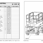 Haulotte Compact 10DX 12DX 2668RT 3368RT Spare Parts Catalog 2420339860