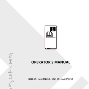 Haulotte HA20 HA61 RTJ PRO Operator Manual 4001282510