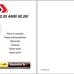 Haulotte HLA16PX 45XA Spare Parts Catalog 4001070630 12.2025 EN FR