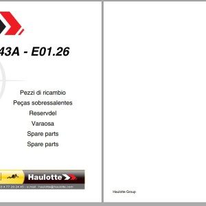 Haulotte HTA22 P 6543 A Spare Parts Catalog 4000674010 01.2026 EN FR