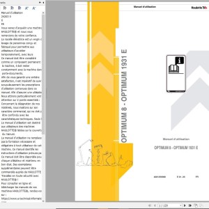 Haulotte OPTIMUM 8 OPTIMUM 1931E Operator's Manual 4001259390