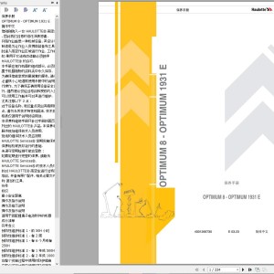 Haulotte OPTIMUM 8 OPTIMUM 1931E Operator's Manual 4001266730