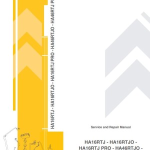 Haulotte HA16RTJ to HA46RTJ PRO Service and Repair Manual