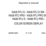 Haulotte HA26RTJ O to HA80RTJ PRO Operator's Manual