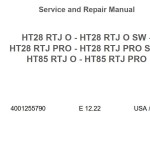 Haulotte HT28RTJ O to HT85RTJ PRO Service and Repair Manual