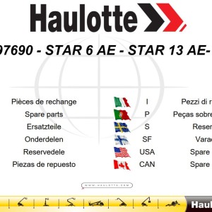 Haulotte STAR 6AE 13AE Parts Catalog