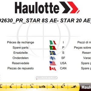 Haulotte STAR 8S AE STAR 20 AE Parts Catalog