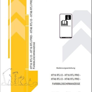 Haulotte HT16 RTJ O to HT46 RTJ PRO Operator's Manual 4001092910