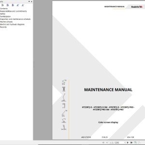 Haulotte HT23RTJ O to HT67RTJ PRO Maintenance Manual 4001276550