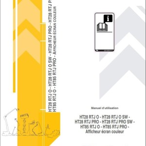 Haulotte HT28 RTJ O to HT85 RTJ PRO Operator's Manual 4001264940