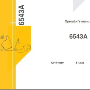 Haulotte Trailers 6543A Operator's Manual