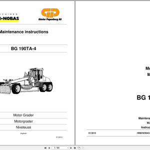 HBM Nobas BG190TA-4 Maintenance Manual Diagrams 2010