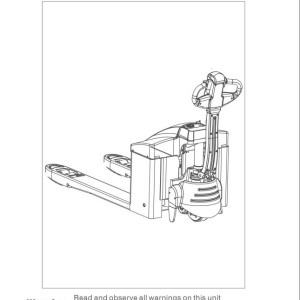 Heli Electric Pallet Truck CBD15-170G WP17G-15 Parts Manual