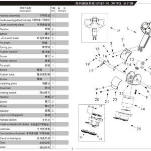 Heli Electric Stacker CDD12-030 Parts Manual