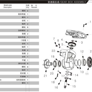 Heli Electric Stacker CDD12-060 Parts Manual