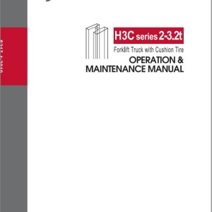 Heli Forklift Truck H3C Series 2-3.2t Parts Operation Maintenance Manual