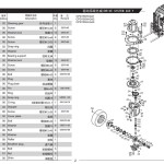 Heli Three-wheel Forklift G Series 1.25t 1.5t Parts Operation Service Manual