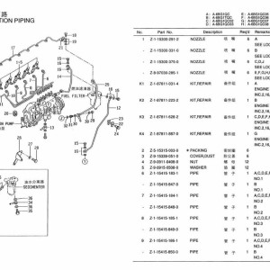 Isuzu Engine 6BG1 Parts Manual