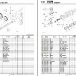 Kubota Diesel Engine V3600-E3B-AHFT-1 Parts List