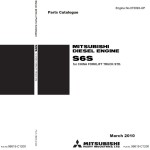 Mitsubishi Diesel Engine S6S Parts Catalogue