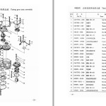 Xinchai Diesel Engine 498BPG 498BT A498BPG A498BT Parts Catalogue