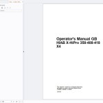 HIAB X-HiPro 358 408 418 X4 Operators Manual 2018