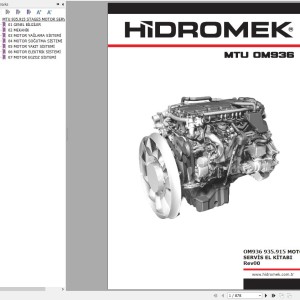 Hidromek Engine MTU OM936 Stage 5 935.915 Service Manual REV00