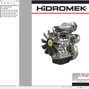 Hidromek Engine Perkins 904J E36TA Stage 5 Service Manual REV02