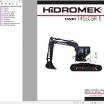 Hidromek HMK 145LCSR-5 Stage 5 Service Manual Electric and Hydraulic Schematic REV00