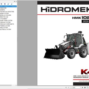 Hidromek HMK102B GREENTEC StageV K4 Workshop Manual