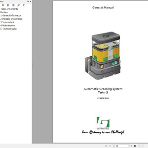 Groeneveld Automatic Greasing System Twin-3 General Manual PDF